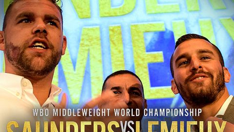 Billy JOE SAUNDERS vs. David LEMIEUX: Press Conference Billy JOE SAUNDERS vs. David LEMIEUX: Press Conference