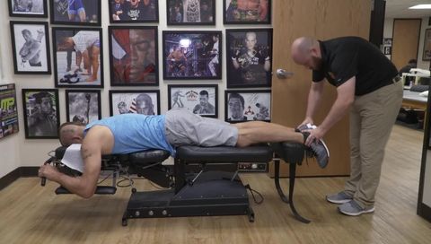 Chuck Liddell Psychical Therapy Session Chuck Liddell Psychical Therapy Session