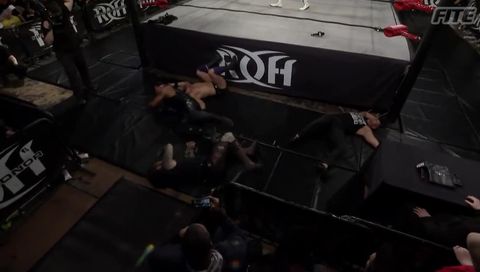 PCO Makes His ROH Presence Known By Diving Straight Onto The Kingdom! PCO Makes His ROH Presence Known By Diving Straight Onto The Kingdom!