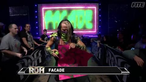 ROH #383 - Facade makes his way to the ring ROH #383 - Facade makes his way to the ring