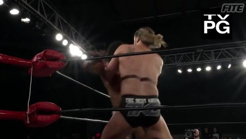 ROH #383 - Rush gets the better of TK O'Ryan in a chop exchange ROH #383 - Rush gets the better of TK O'Ryan in a chop exchange