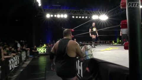 ROH #383 - Straight from the bar Beer City Bruiser makes his entrance ROH #383 - Straight from the bar Beer City Bruiser makes his entrance