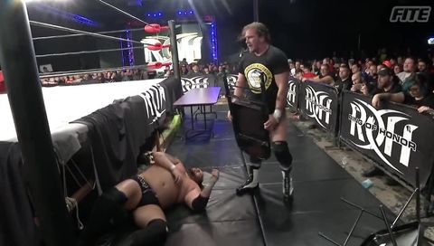 ROH #383 - A ruthless Silas Young plants a chair into Beer City Bruiser ROH #383 - A ruthless Silas Young plants a chair into Beer City Bruiser