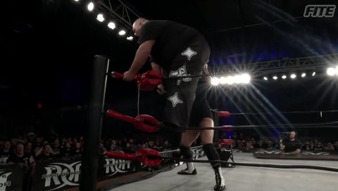 ROH #383 - An angry Silas Young sends Brian Milonas through a table ROH #383 - An angry Silas Young sends Brian Milonas through a table