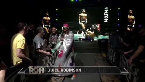 ROH #384 - Juice Robinson makes his entrance ROH #384 - Juice Robinson makes his entrance