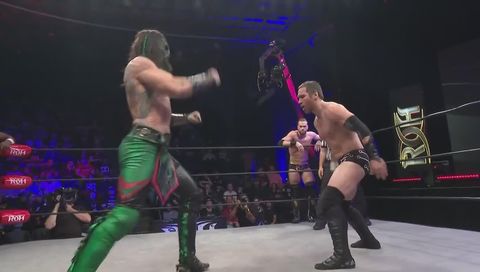 ROH #387 - Luchasaurus goes to town on Chris Sabin