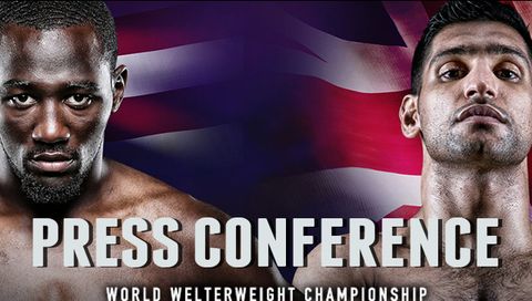 Crawford vs. Khan - Press Conference Crawford vs. Khan - Press Conference