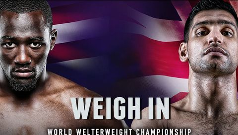 Crawford vs. Khan - Weigh In Crawford vs. Khan - Weigh In