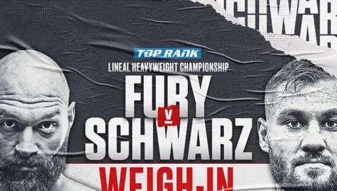 Tyson Fury vs Tom Schwarz: Weigh In Tyson Fury vs Tom Schwarz: Weigh In