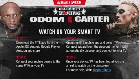 How To Watch Official Celebrity Boxing: Odom vs Carter