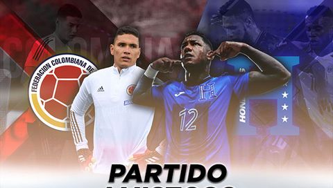 Partido Amistoso Internacional: Colombia contra Honduras