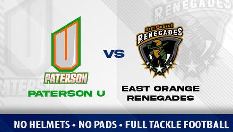 A7FL 2022: East Orange Renegades vs The Paterson U A7FL 2022: East Orange Renegades vs The Paterson U