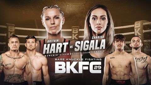 BKFC 29 Montana 2: Britain Hart vs Charisa Sigala BKFC 29 Montana 2: Britain Hart vs Charisa Sigala
