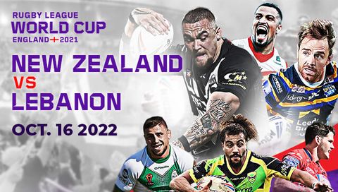 Men's Rugby League World Cup: New Zealand vs Lebanon