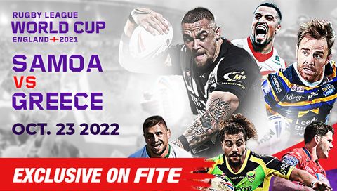 Men's Rugby League World Cup: Samoa vs Greece Men's Rugby League World Cup: Samoa vs Greece