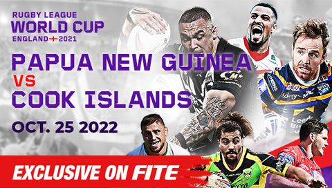 Men's Rugby League World Cup: Papua New Guinea vs Cook Islands Men's Rugby League World Cup: Papua New Guinea vs Cook Islands