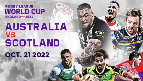 Men's Rugby League World Cup: Australia vs Scotland Men's Rugby League World Cup: Australia vs Scotland