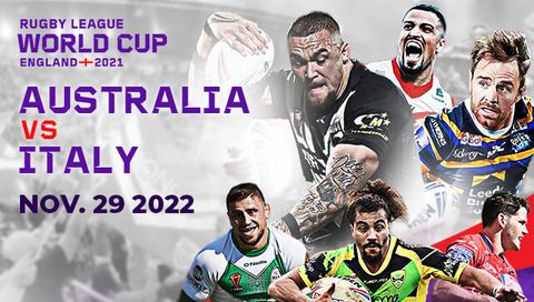 Men's Rugby League World Cup: Australia vs Italy Men's Rugby League World Cup: Australia vs Italy
