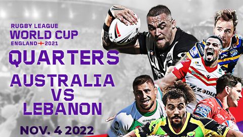Men's Rugby League World Cup Quarters: Australia vs Lebanon