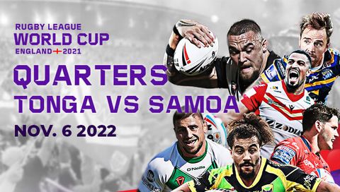 Men's Rugby League World Cup Quarters: Tonga vs Samoa