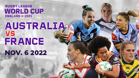 Women's Rugby League World Cup: Australia vs France Women's Rugby League World Cup: Australia vs France
