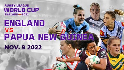 Women's Rugby League World Cup: England vs Papua New Guinea Women's Rugby League World Cup: England vs Papua New Guinea