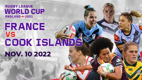 Women's Rugby League World Cup: France vs Cook Islands Women's Rugby League World Cup: France vs Cook Islands