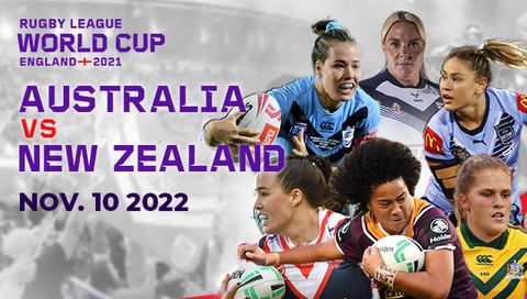 Women's Rugby League World Cup: Australia vs New Zealand Women's Rugby League World Cup: Australia vs New Zealand