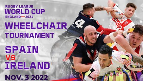 Wheelchair Rugby League World Cup: Spain vs Ireland