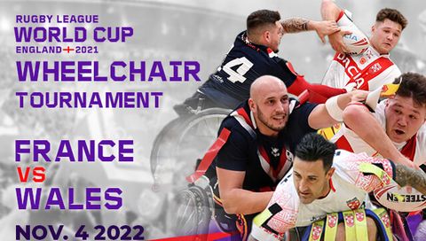 Wheelchair Rugby League World Cup: France vs Wales Wheelchair Rugby League World Cup: France vs Wales
