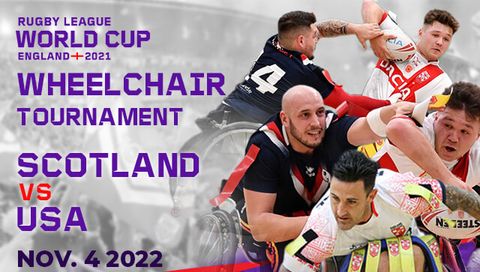 Wheelchair Rugby League World Cup: Scotland vs USA Wheelchair Rugby League World Cup: Scotland vs USA