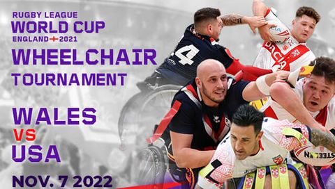 Wheelchair Rugby League World Cup: Wales vs USA Wheelchair Rugby League World Cup: Wales vs USA
