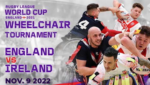 Wheelchair Rugby League World Cup: England vs Ireland Wheelchair Rugby League World Cup: England vs Ireland