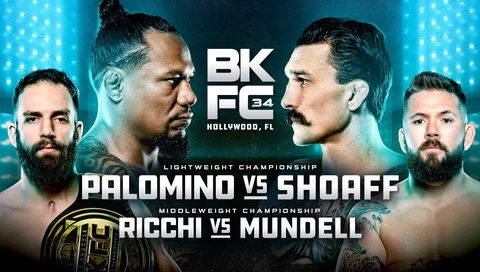 BKFC 34 Hollywood: Luis Palomino vs Tom Shoaff BKFC 34 Hollywood: Luis Palomino vs Tom Shoaff