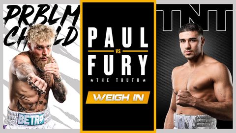Paul vs Fury: Weigh In Paul vs Fury: Weigh In