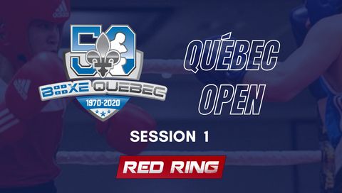 FQBO Boxe-Québec, June 2, Session 1, Red Ring FQBO Boxe-Québec, June 2, Session 1, Red Ring