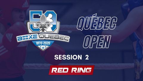 FQBO Boxe-Quebec, June 3, Session 2, Red Ring FQBO Boxe-Quebec, June 3, Session 2, Red Ring