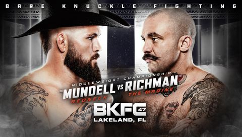 BKFC 47 Lakeland: David Mundell vs Mike Richman BKFC 47 Lakeland: David Mundell vs Mike Richman
