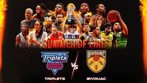 BIG3 Week 1: Triplets vs Bivouac BIG3 Week 1: Triplets vs Bivouac