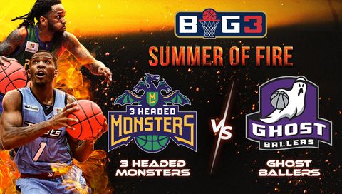 BIG3 Week 6: 3 Headed Monsters vs Ghost Ballers BIG3 Week 6: 3 Headed Monsters vs Ghost Ballers