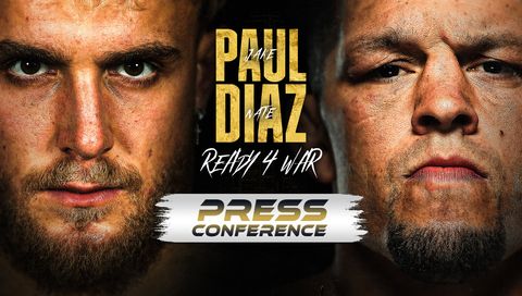Jake Paul vs Nate Diaz: Press Conference Jake Paul vs Nate Diaz: Press Conference