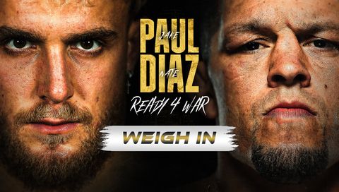 Jake Paul vs Nate Diaz: Weigh In Jake Paul vs Nate Diaz: Weigh In
