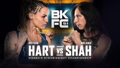 BKFC 51 Salem: Britain Hart vs Melanie Shah BKFC 51 Salem: Britain Hart vs Melanie Shah