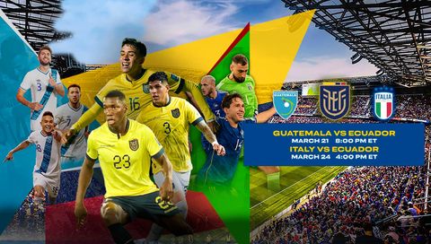 International Soccer Friendly Bundle: Ecuador vs Guatemala | Italy vs Ecuador International Soccer Friendly Bundle: Ecuador vs Guatemala | Italy vs Ecuador