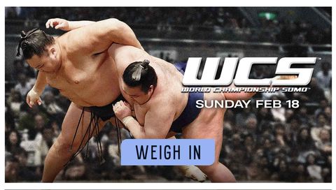 ISL: World Championship Sumo - Weigh In ISL: World Championship Sumo - Weigh In