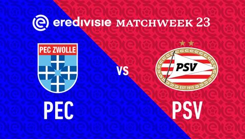Eredivisie 2023/24: PEC Zwolle vs PSV Eindhoven Eredivisie 2023/24: PEC Zwolle vs PSV Eindhoven