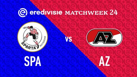 Eredivisie 2023/24: Sparta Rotterdam vs AZ Alkmaar Eredivisie 2023/24: Sparta Rotterdam vs AZ Alkmaar