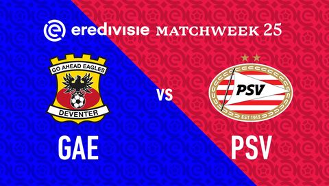 Eredivisie 2023/24: Go Ahead Eagles vs PSV Eindhoven Eredivisie 2023/24: Go Ahead Eagles vs PSV Eindhoven