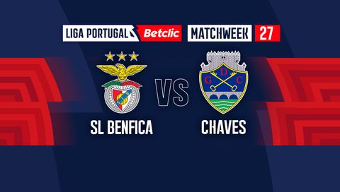 Liga Portugal Betclic 2023/24: SL Benfica vs Chaves Liga Portugal Betclic 2023/24: SL Benfica vs Chaves