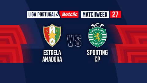 Liga Portugal Betclic 2023/24: Estrela Amadora vs Sporting CP Liga Portugal Betclic 2023/24: Estrela Amadora vs Sporting CP